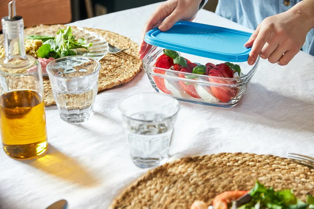 Freshbox - Set di 3 contenitori quadrati multi-dimensioni