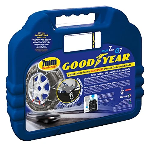 Goodyear 77958 Catene neve 7 mm per auto, Misura 130