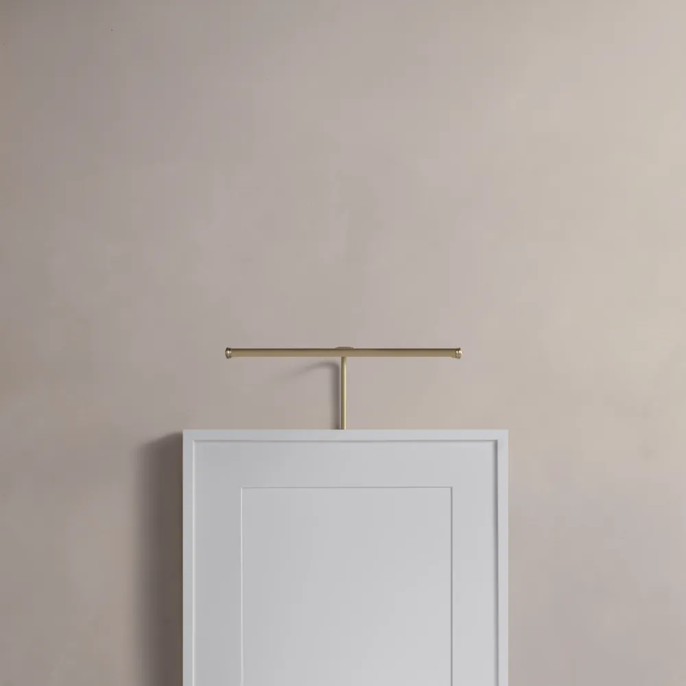 Harrow Lampada per quadri piccola – Ottone Antico