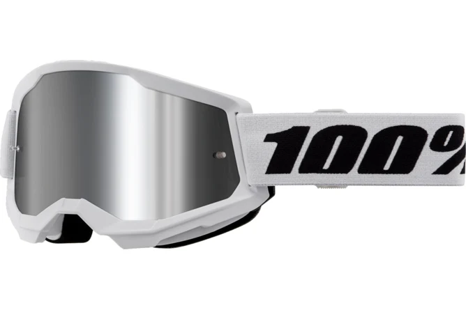 HDP-26013496 Maschera cross 100% Strata 2 bianco specchio argento