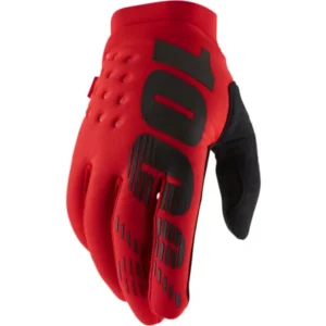 HDP-33307111 Guanti cross 100% Brisker rosso L