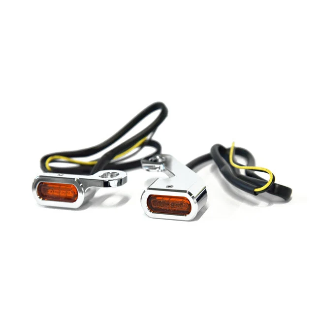 Indicatori di direzione Fastline sotto la barra Harley
