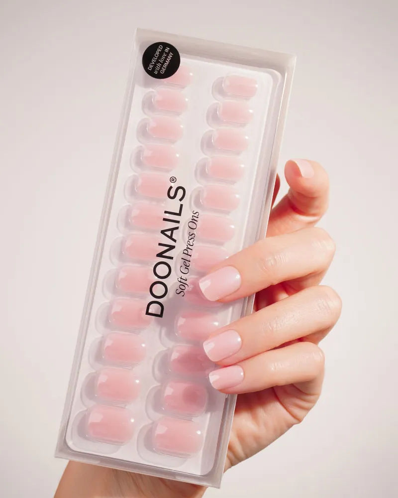 Jetset Extra Corte Quadrate Press Ons Soft Gel