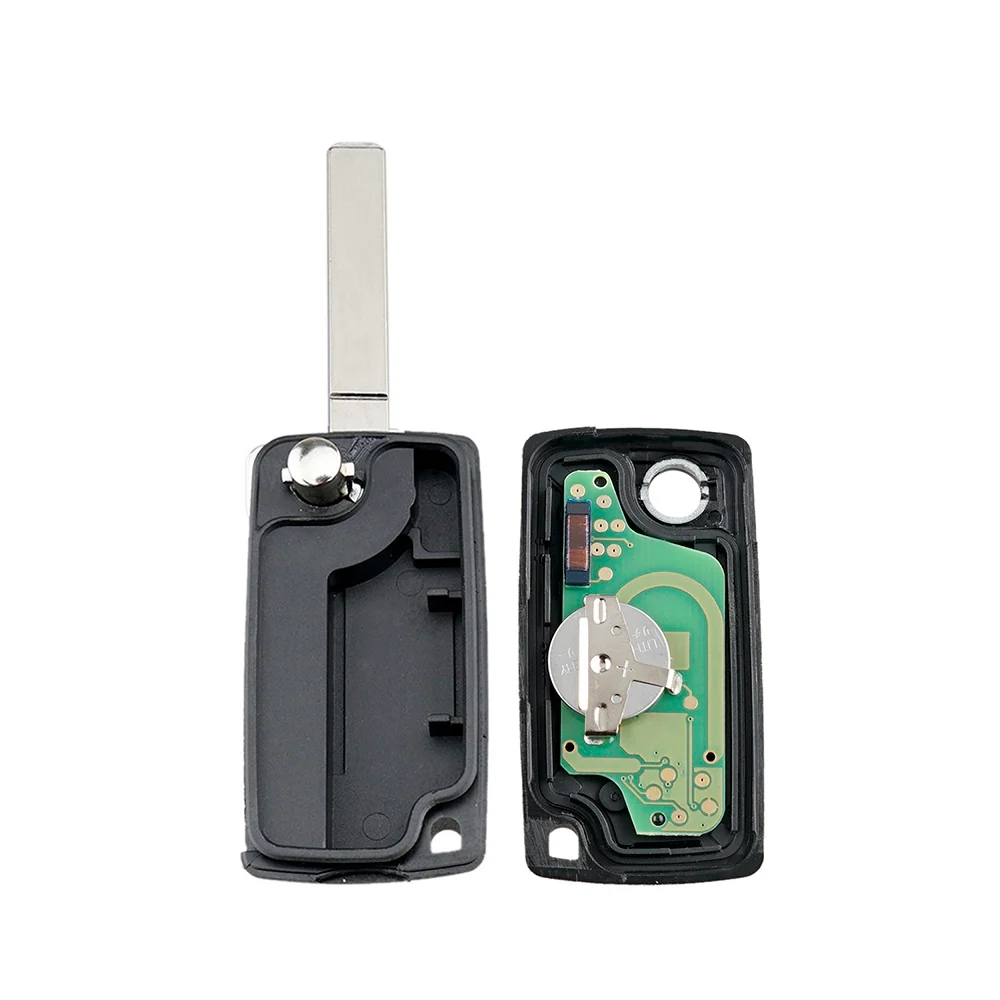 chiave telecomando Peugeot 308 3008 5008 Partner Expert elettronica vergine ID46 0536 FSK HU83 2 pulsanti keyauto