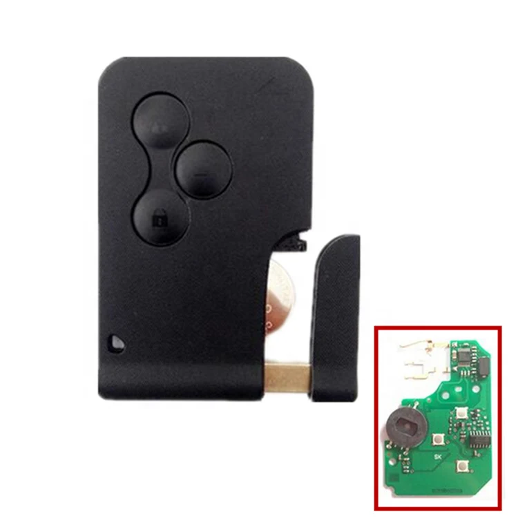 Scheda Chiave elettronica per Renault Megane 2 Scenic 2 Clio 3 ID46 433 MHZ keyauto