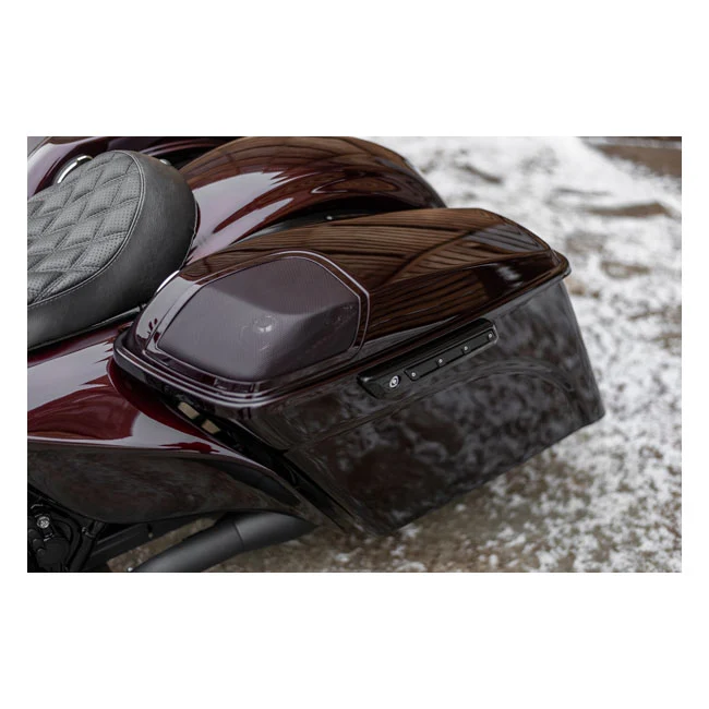 Killer Custom Coperture per chiusure delle borse laterali per Harley