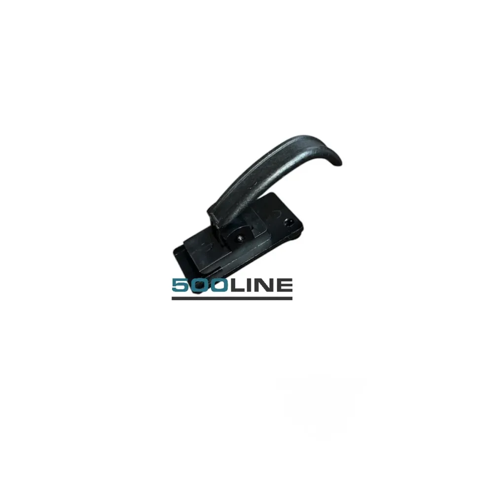 Kit maniglie complete Fiat 126 Personal - 2 apriporta + 2 alzavetro plastica nera