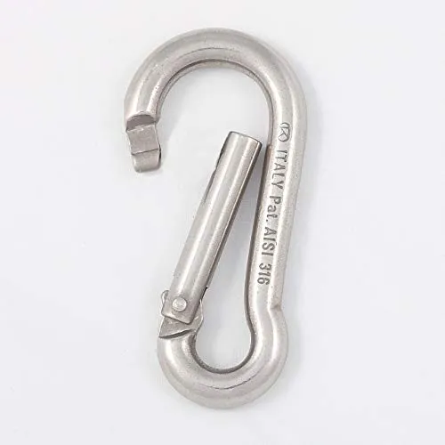 Kong Classic, MOSCHETTONE Acciaio Inox, Lucido, 8 mm