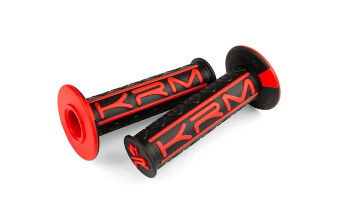 KR840F Manopole KRM Pro Ride nero / rosso