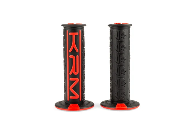 KR840F Manopole KRM Pro Ride nero / rosso