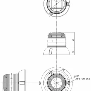 Lampeggiante flash 10-100V