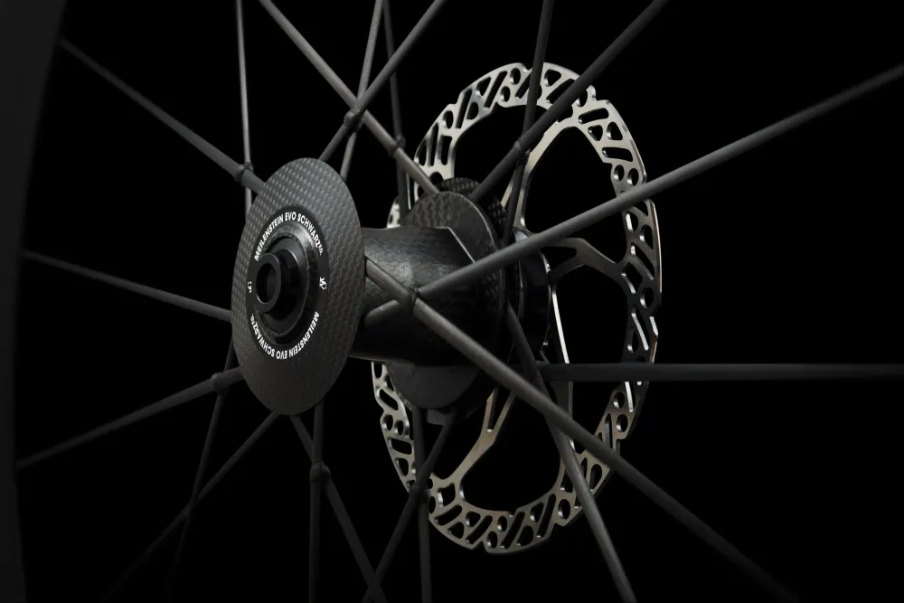 Lightweight Meilenstein EVO Schwarz Edition - Disc - Tubeless - 24mm - Front Wheel