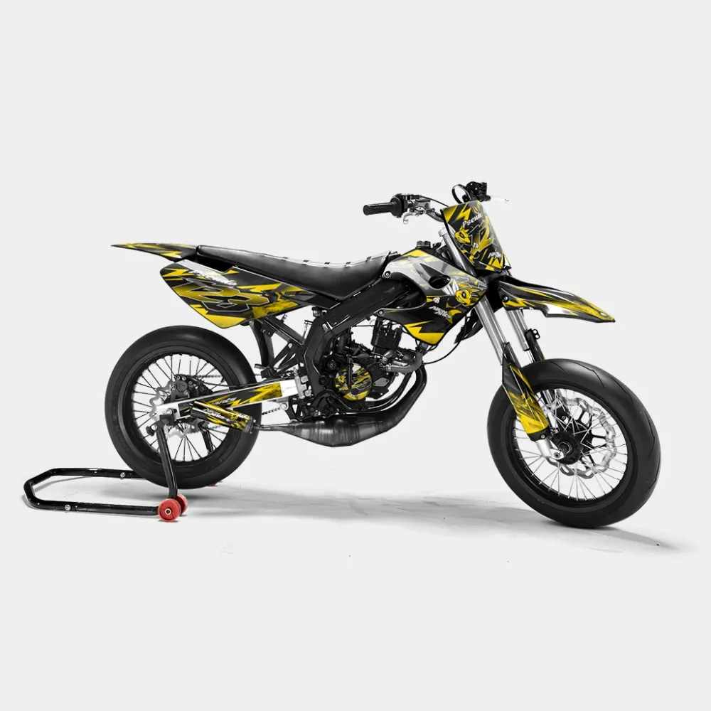 LISSE - Kit decorativo DERBI 50cc - Giallo scuro