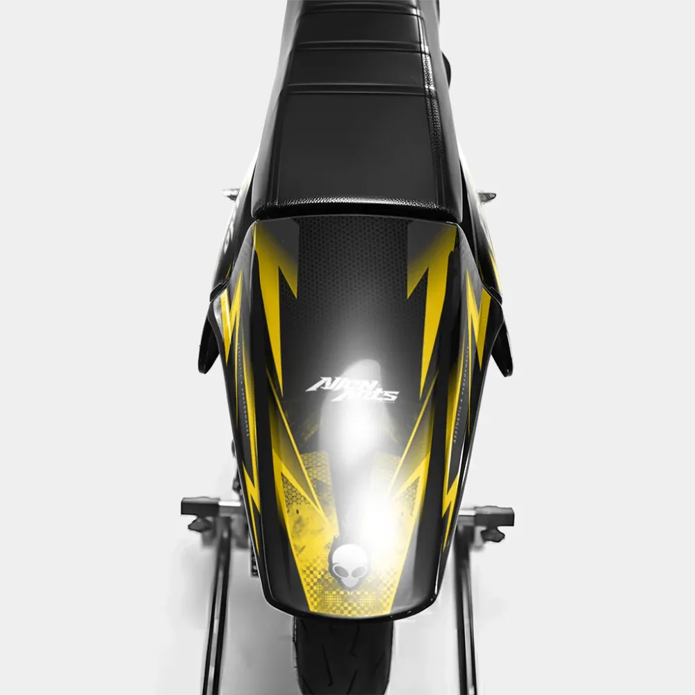 LISSE - Kit decorativo DERBI 50cc - Giallo scuro