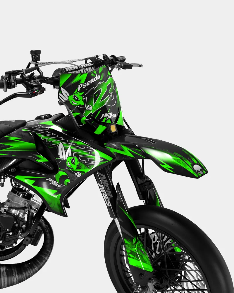LISSE - Kit decorativo YAMAHA DT 50cc - Verde