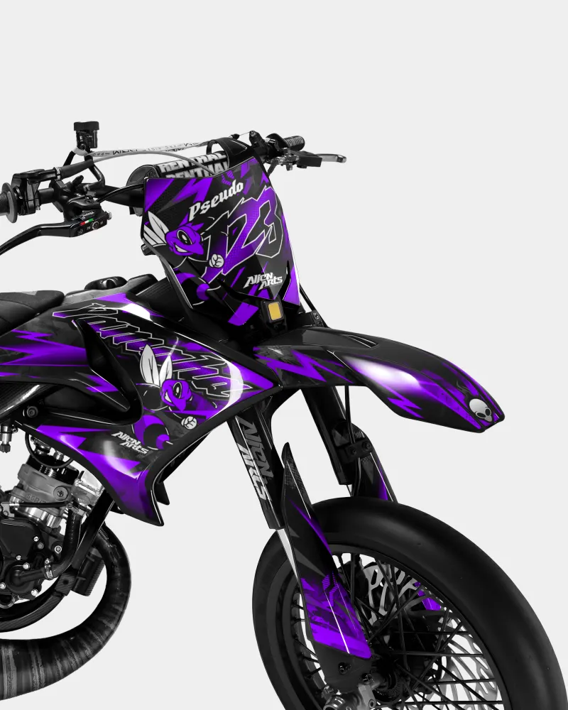LISSE - Kit decorativo YAMAHA DT 50cc - Viola