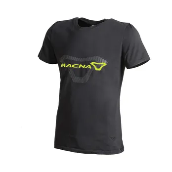 Maglietta nera da uomo con logo MACNA