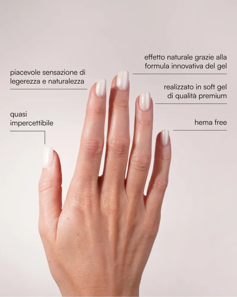 Marry Me Corte Quadrate Press Ons Soft Gel