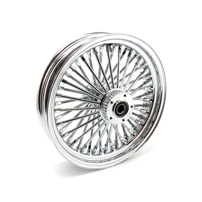 MCS Radial 48 Fat Spoke Ruota anteriore 3.50 x 16" DF Cromo