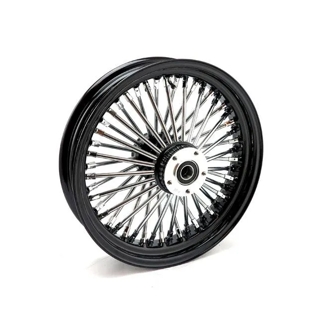 MCS Radial 48 Fat Spoke Ruota posteriore 3.50 x 16" Nero