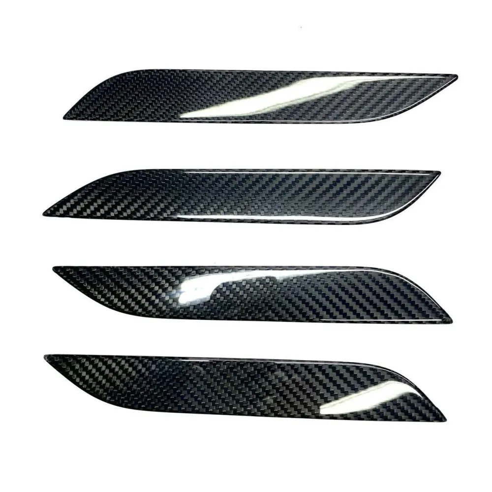 Migliorato Model S Copri maniglie fibra di carbonio - Set da 4 pezzi per modelli 2012-2020 Models