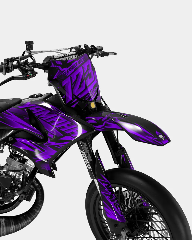 MIROIR - Kit decorativo YAMAHA DT 50cc - Viola