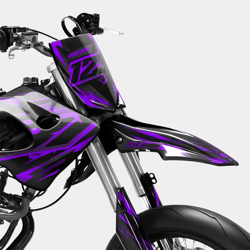 MISTRAL - Kit decorativo DERBI 50cc - Viola