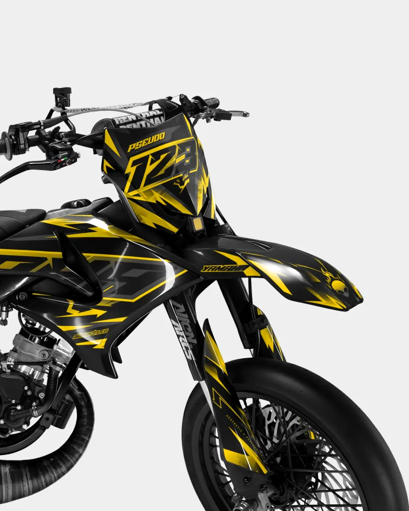 MISTRAL - Kit decorativo YAMAHA DT 50cc - Giallo scuro