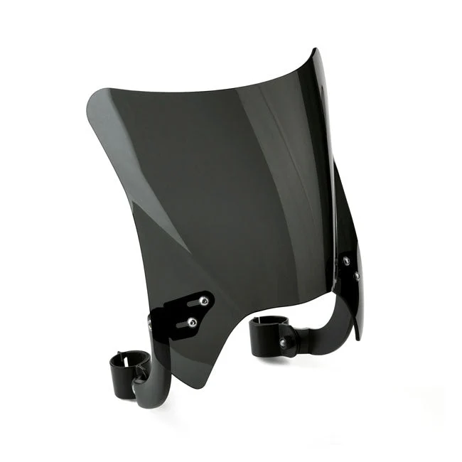 NC Mohawk Parabrezza universale nero staffa curva gambe forcella 52-56mm