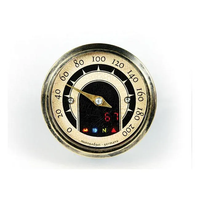 Motogadget Motoscope Tiny Vintage Brass