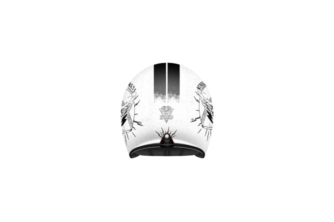 MT-162564 Casco jet MT Le Mans 2 SV Diler bianco lucido XS