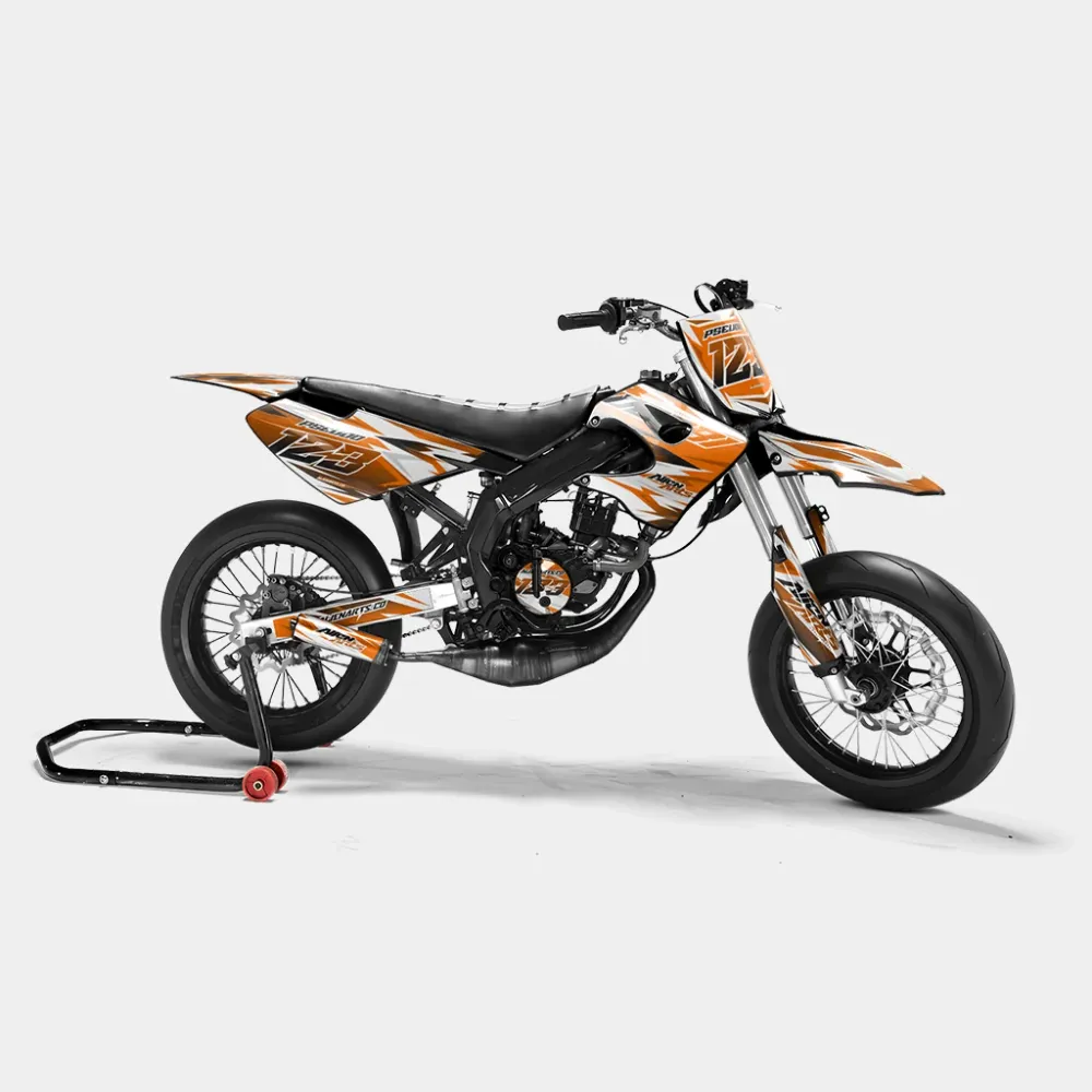ONYX - Kit decorativo DERBI 50cc - Arancione