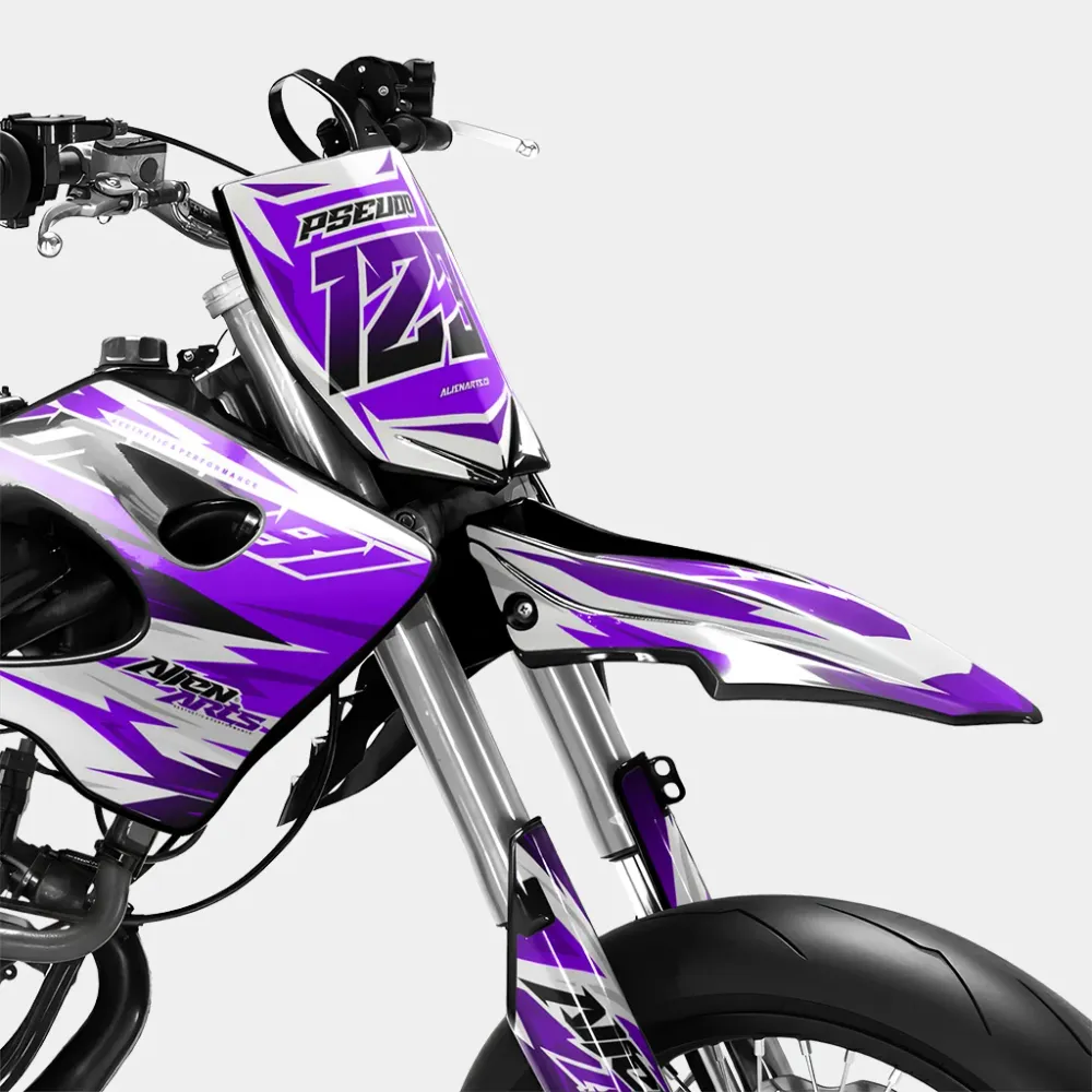 ONYX - Kit decorativo DERBI 50cc - Viola
