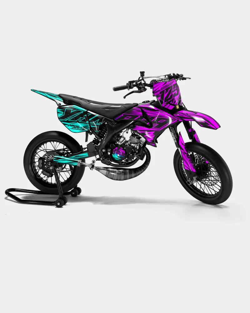 PAENO - Kit decorativo YAMAHA DT 50cc - Rosa turchese