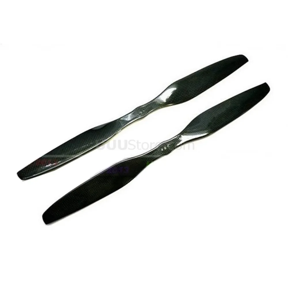 4 paia 18x5.5 3K elica fibra di carbonio CW CCW 1855 CF puntelli contro per grande esacottero Octocopter multi rotore