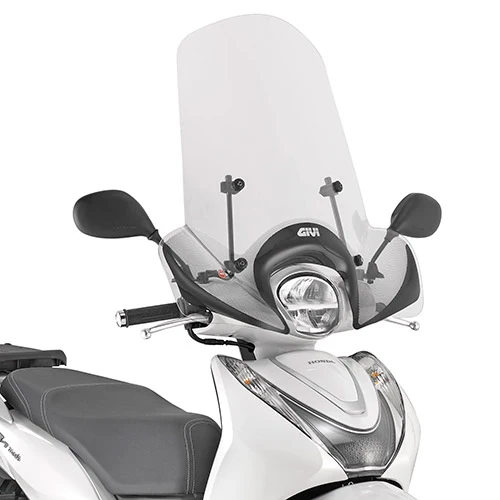 Parabrezza 1193A + Attacchi A1193A per Honda Sh Mode 125 2021 > 2022 Givi