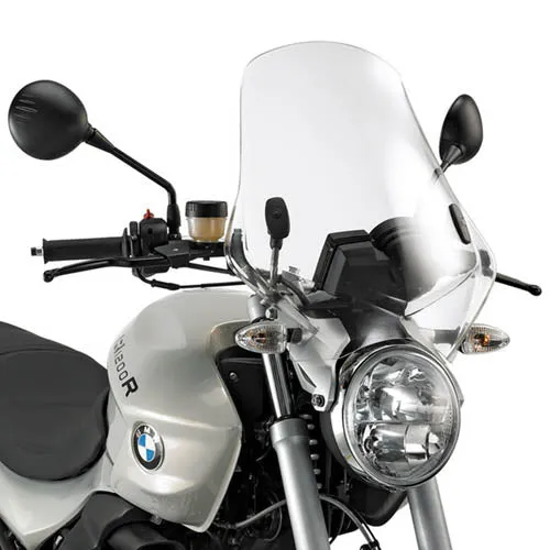 Parabrezza 147A + Attacchi A147A per BMW R 1200 R 2006 > 2010 Givi