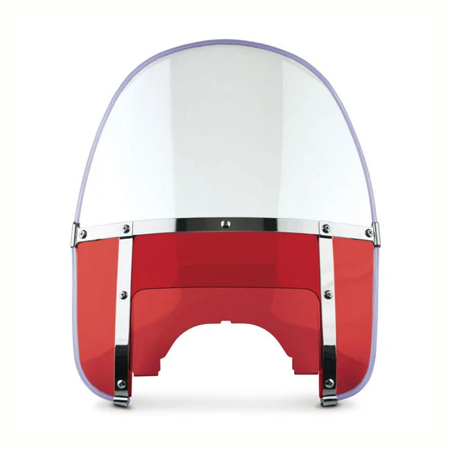 Parabrezza NC con perline per uso intensivo rosso FL/H 60-84; FLHS 87-93