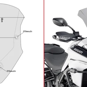 Parabrezza D7406S per Ducati Multistrada 1260 2018 > 2020 Givi