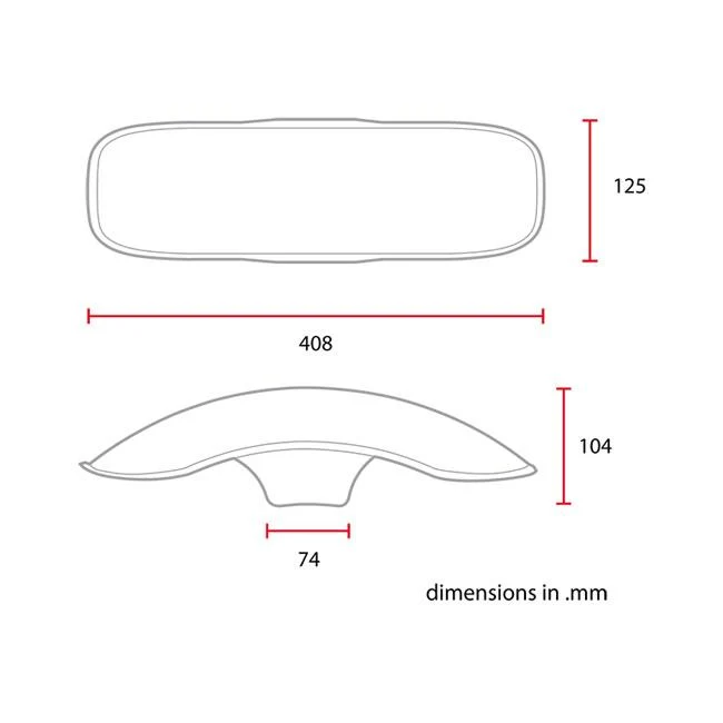 Parafango anteriore C-Racer No3S
