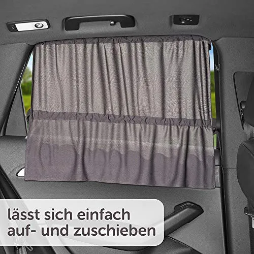 Parasole da Auto per Bambini con Funzione di Tendina e Ventose | Protezione...