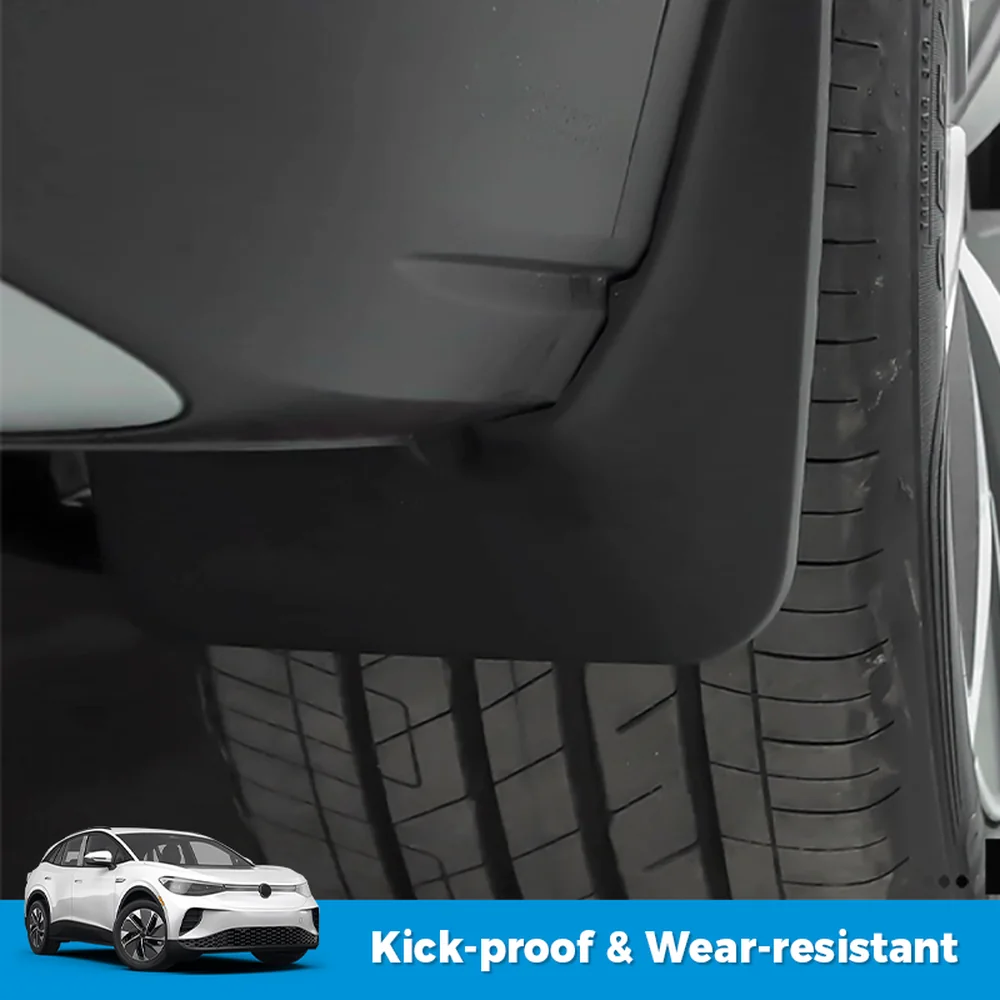 Paraspruzzi anteriori e posteriori ABS per ruote VW ID.4 2021-2025 (4 pezzi)