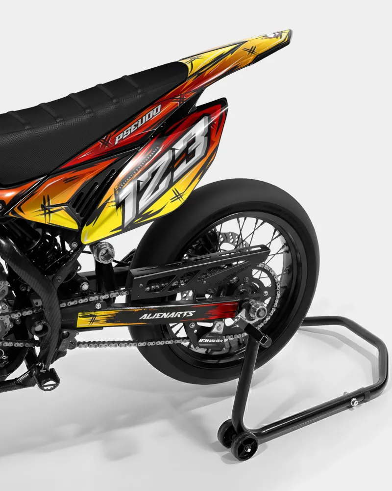 PAVO - Kit decorativo BETA 50cc - Rosso Giallo