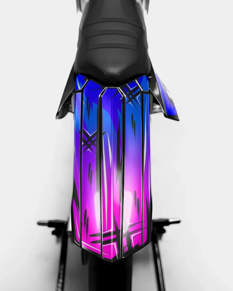 PAVO - Kit decorativo RIEJU 50cc - Blu Rosa