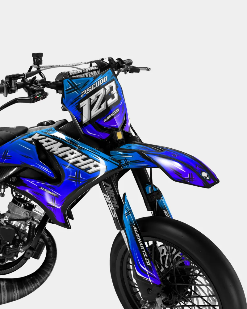 PAVO - Kit decorativo YAMAHA DT 50cc - Blu