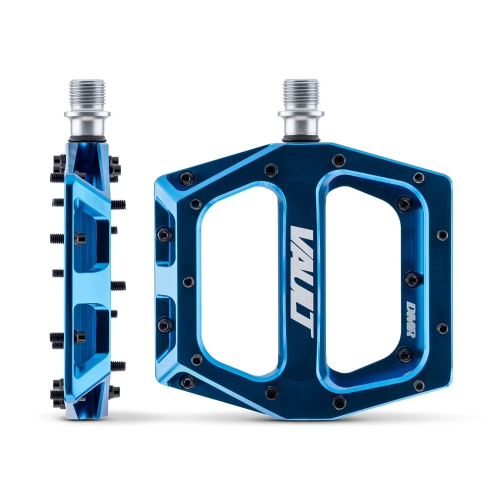 Pedali piatti blu DMR VAULT