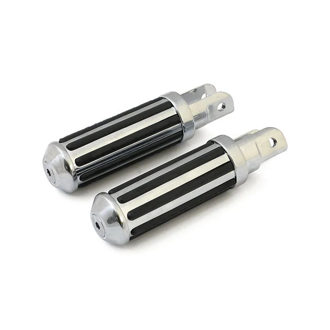Pedane Rail Diametro ridotto con inserti gomma Universale
