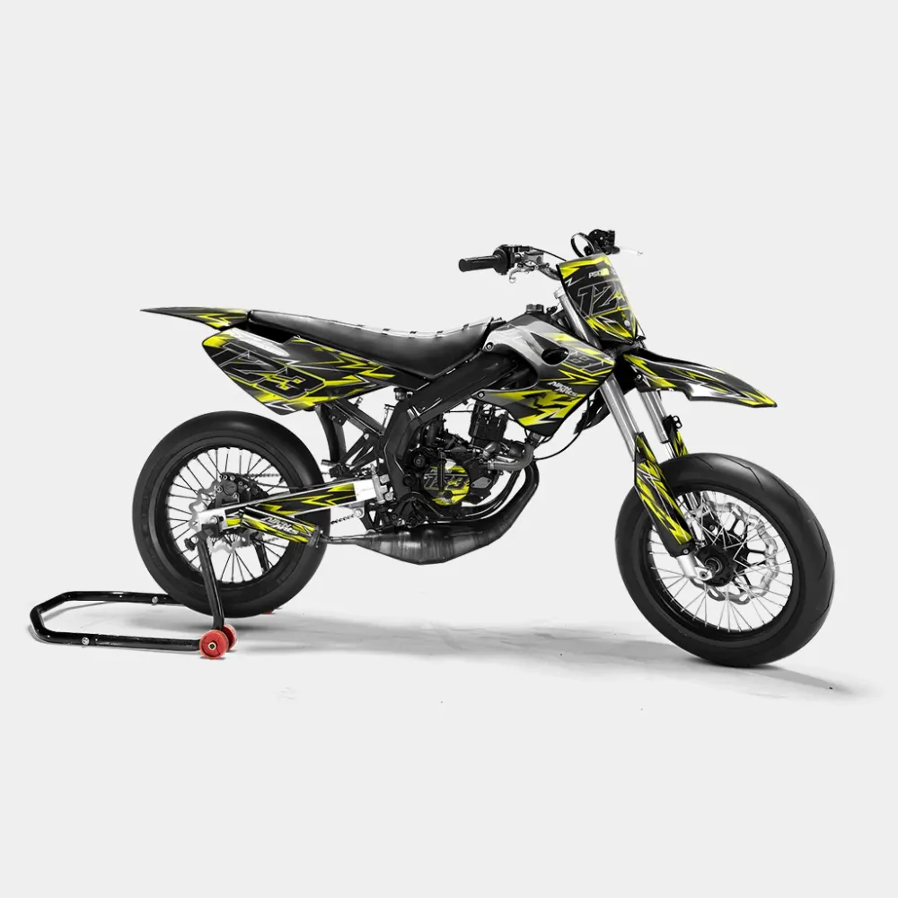 PIQUE - Kit decorativo DERBI 50cc - Giallo