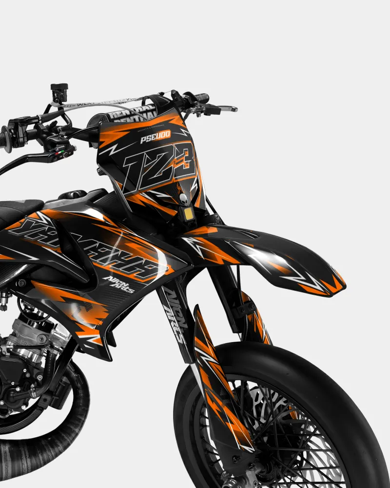 PIQUE - Kit decorativo YAMAHA DT 50cc - Arancione