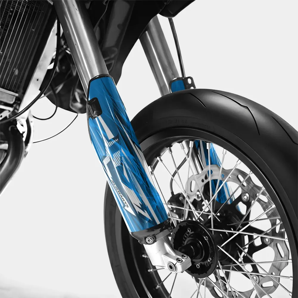 PLUME - Kit decorativo DERBI 50cc - Blu